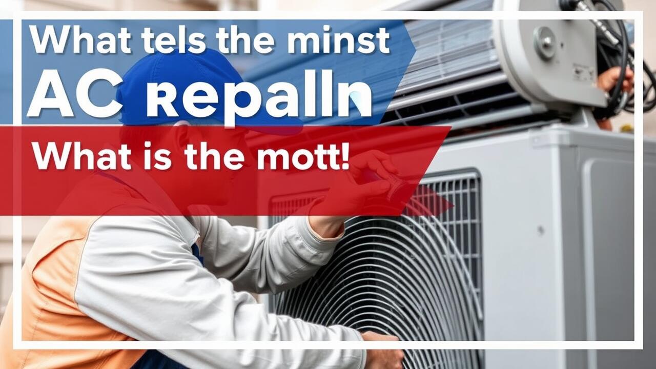 What is the most common AC repair?